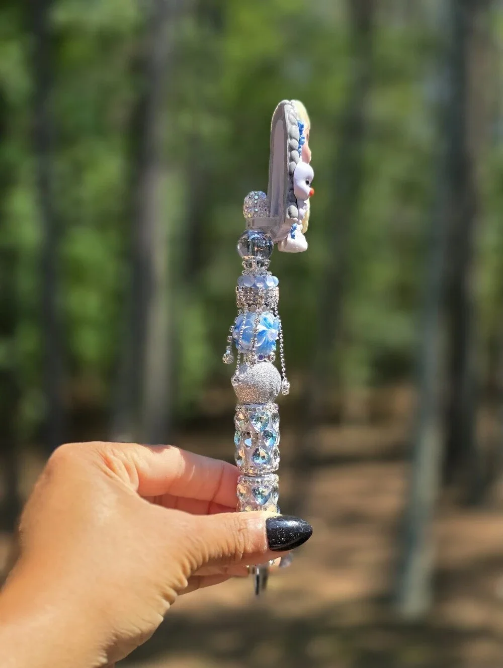 Elsa - Frozen Themed Beaded Rhinestone Bling Pen